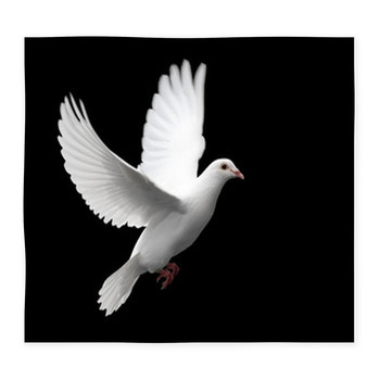 White Dove In Flight 1 Custom Size Floor Mat