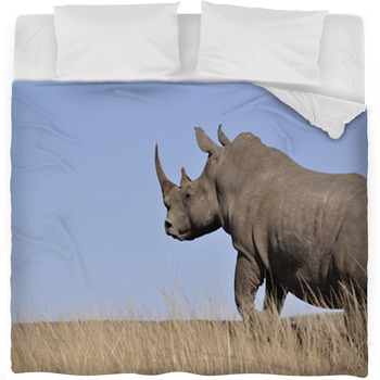 White Rhino Fleece Bed Blanket