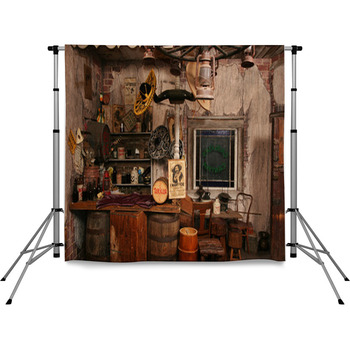 Wild West Interior Pole Pocket Backdrop