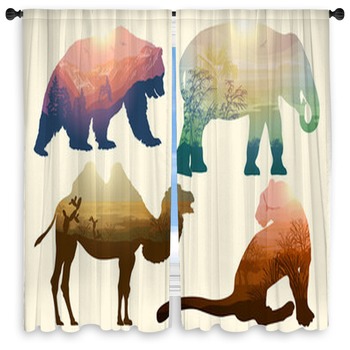 Wildlife Window Curtains