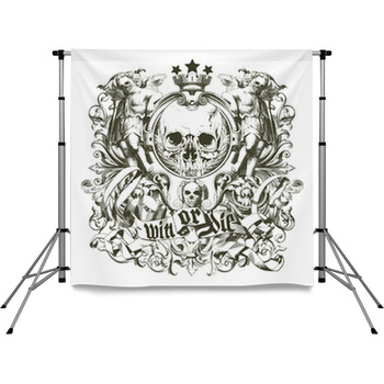Win Or Die Pole Pocket Backdrop