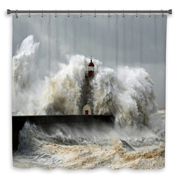 Windy Coast Shower Curtain