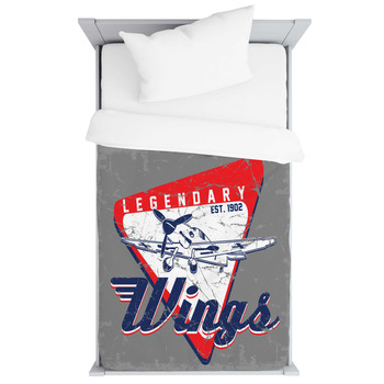 Wings Vector Graphic Design Toddler Duvet