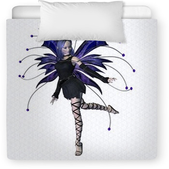 Winter Goth Fairy  3 Toddler Comforter