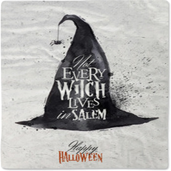 Witch Hat Halloween Poster Vintage Baby Blanket