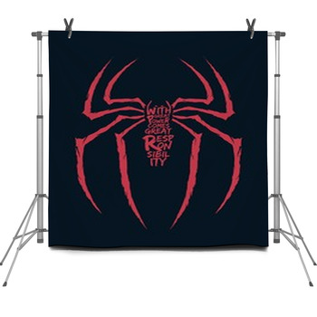 With Great Power Fleece Backdrop