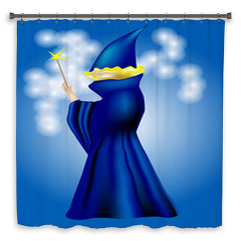 Wizard Custom Size Shower Curtain