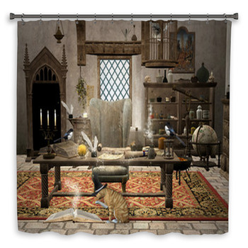 Wizard Room Shower Curtain