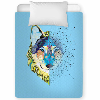 wolf baby bedding