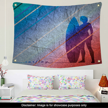 Surf wall tapestry online