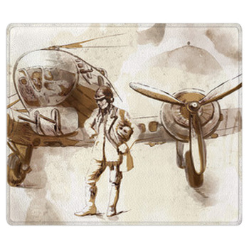 World Between 1905-1949 - Pilot (drawing Into Area Rug