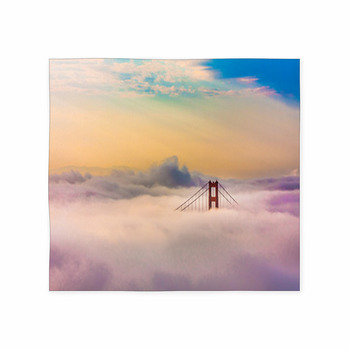 World Famous Golden Gate Bridge In  Custom Size Floor Mat