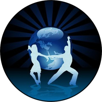 World Latino Dance Round Rug