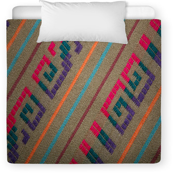 Woven Guatemalan Fabric Toddler Duvet
