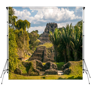 Xunantunich View Fleece Backdrop
