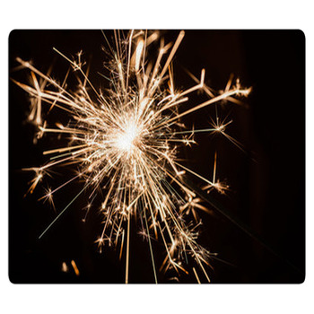 Yellow Sparkler Party Bath Mat