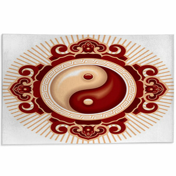 Yin yang Area Rugs & Custom Size Floor Mats