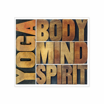 Yoga Body Mind Soul And Spirit Custom Size Floor Mat