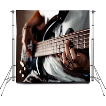 Young Adult Girl Playing Five Custom Size Backdrop