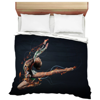 Gymnastics Comforters Duvets Sheets, Gymnastics Single Duvet Cover