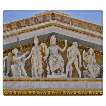 Zeus, Athena And Other Ancient Greek Gods And Bath Mat