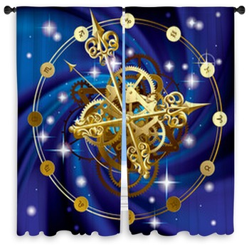 Zodiac Window Curtains
