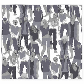 Zombie Area Rugs & Floor Mats