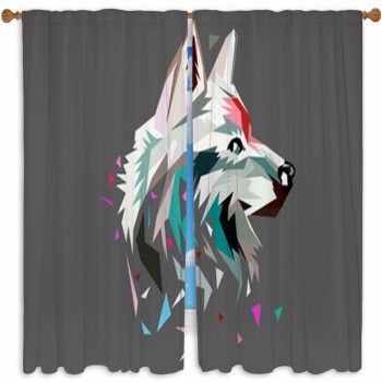 Wolf Window Curtains