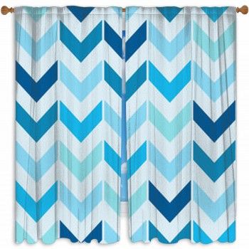 Chevron Window Curtains