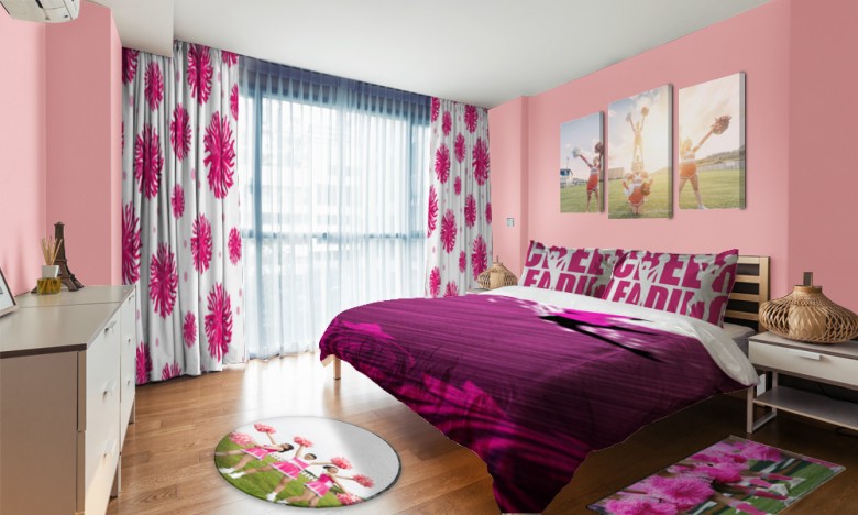Pink Cheerleading Bedroom Decor Pink Cheerleading Bedroom Decor