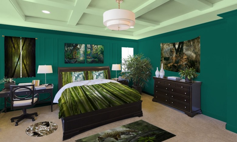 Boys Jungle Themed Bedroom Decor